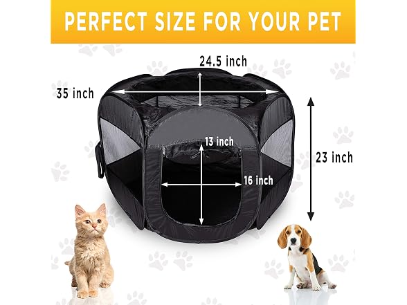 Zento Deals Portable pet playpen – Foldable