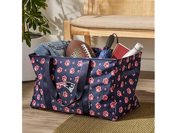 PATRIOTS Vera Bradley Womens Recycled NFL Car Tote