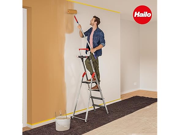 Hailo L100 Topline 5 Aluminum Ladder
