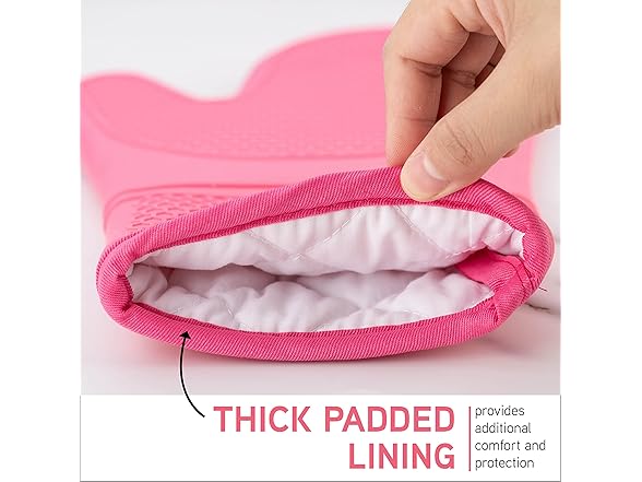 COOK WITH COLOR Silicone Oven Mitts