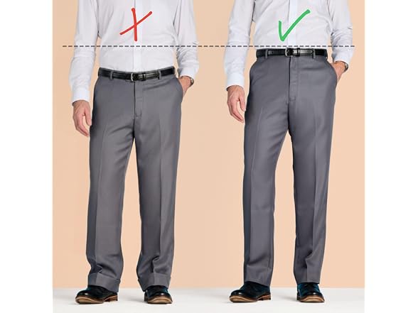 Chums Men (32W x 27L) Classic-Fit Flat-Front Pant