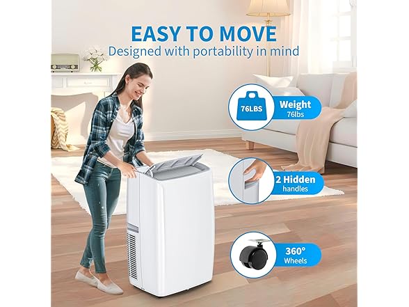 KOKEBREN 14,000 BTU Portable Air Conditioners