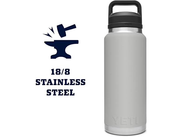 YETI Rambler 36oz Bottle, Granite Gray