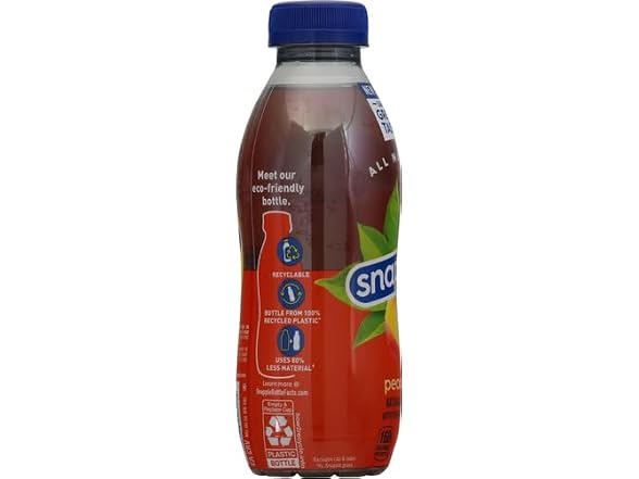 Snapple Peach Tea, 16 fl oz recycled