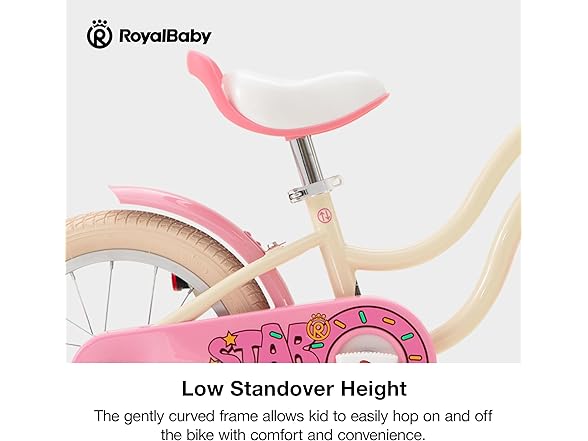 RoyalBaby Girls Bike Stargirl EZ Kids Bike16 Inch