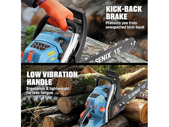 4-Cycle 18" Gas Chainsaw