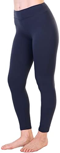 Angelina 138_C-TEAGRA_4_S-M Small - Medium Women's Microfiber High Waist Full Coverage Cropped Legging C