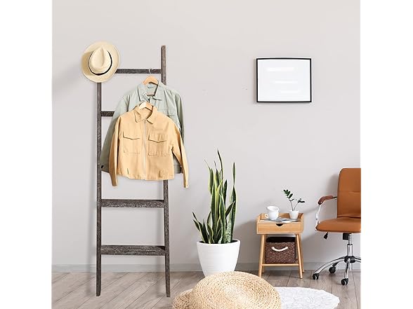 KIAYACI KIAYACI 5-Tier Blanket Ladder for The Living 