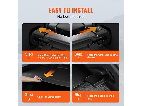 Retractable Cargo Cover for Toyota, Upgraded