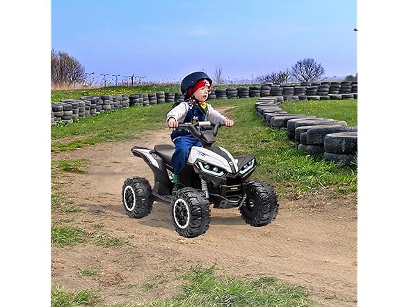Hipicute Kids ATV, 12V Ride On Toy ATV