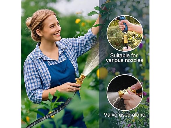 Flexible Garden Hose with Metal Fittings