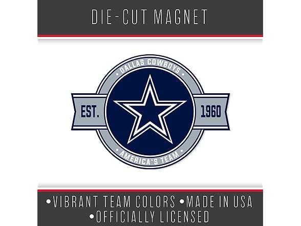 Dallas Cowboys Badge Magnet
