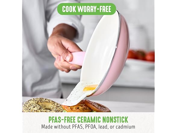 GreenLife Soft Grip Healthy Ceramic Nonstick, 12" Frying Pan