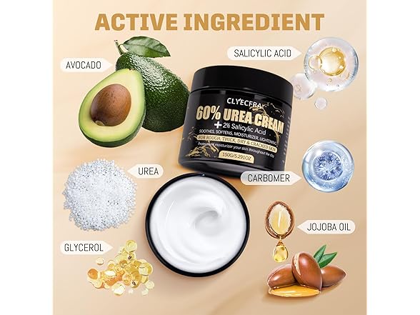 Clyecfra urea cream for feet & hands