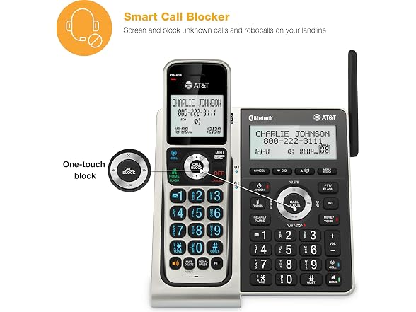 AT&T BL3107-4 DECT 6.0 4-Handset Cordless Phone