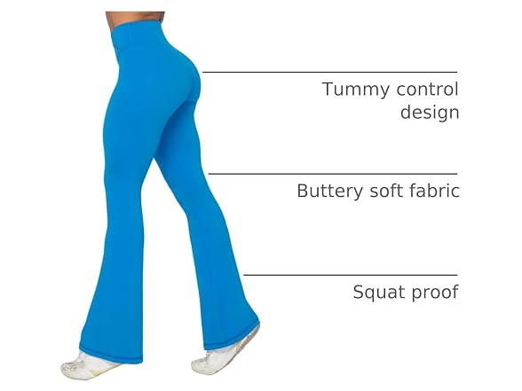 Sunzel Flare Leggings 32in S French Blue