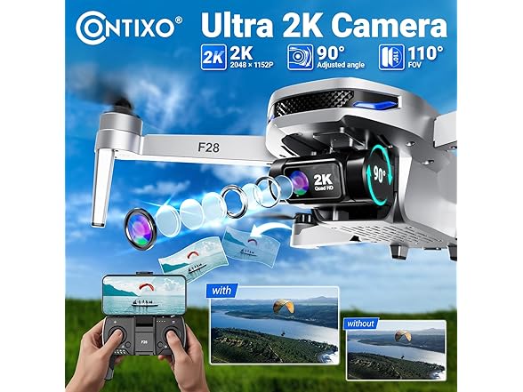 Contixo F28 2K Camera Drone