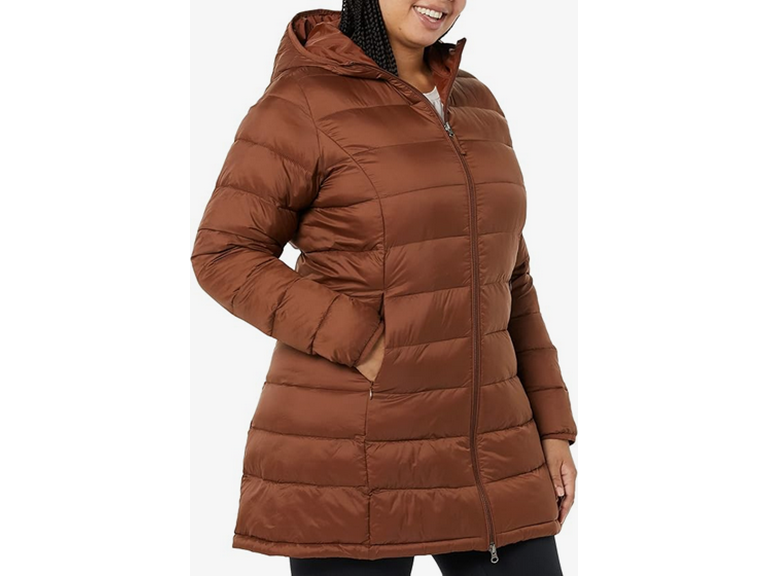 Amazon Essentials Womens Packable Hooded Coat - Gallery 17