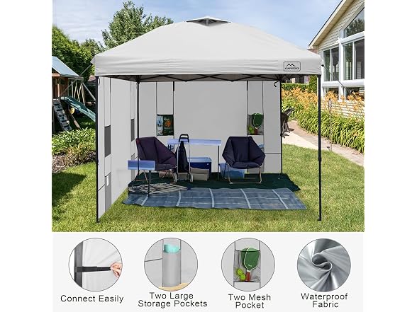 Pop Up Canopy Sidewalls, 2 Pcs