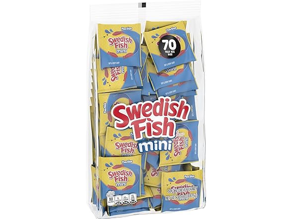 SWEDISH FISH Mini Soft & Chewy Gummy Candy