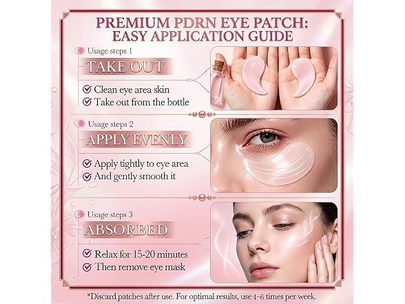 Caewous PDRN Pink Collagen Eye Patches