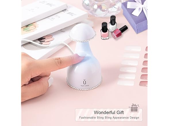 Kepma UV Led Nail Lamp Mini Smart Touch