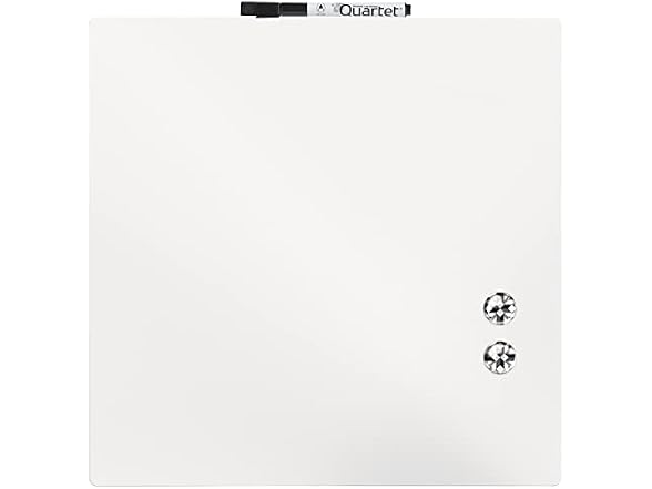 Quartet Frameless Tile Magnetic Dry-Erase Board, 14" x 14"