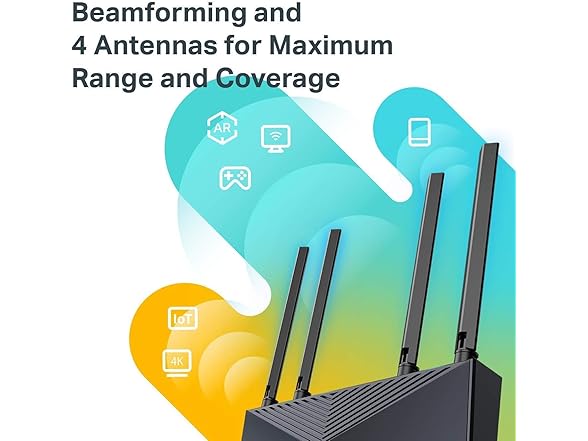 TP-Link Wifi 6 AX1500 Smart WiFi Router (Archer AX10) 802.11 (Open Box)