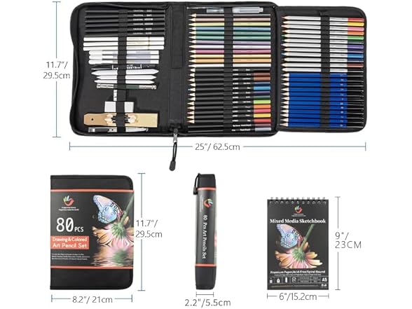 H & B Drawing Set Sketching Kit