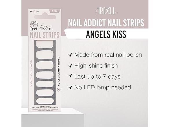 Ardell Ardell Nail Strips - Angels Kiss, Easy-t