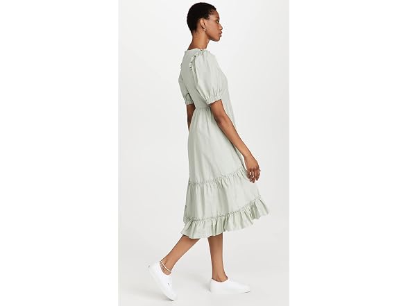 English Factory Women (XS) Ruffle Detail Dress