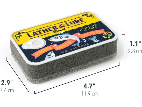 Genuine Fred Sardine Sponges 2pk