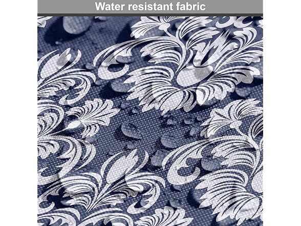 Ambesonne Damask Fabric by The Yard, Abstract Floral