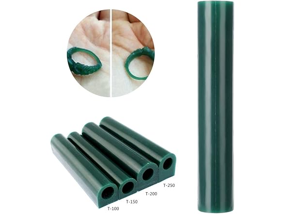 Salmue Jewelry Ring Tool Green Carving Wax Tube