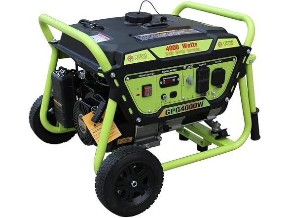 Green Power America GPG4000W 4000watts Gas Generator