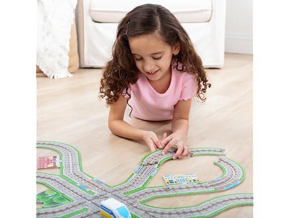 Melissa & Doug Design Your Own Railroad 48-Piece Floor Puzzle