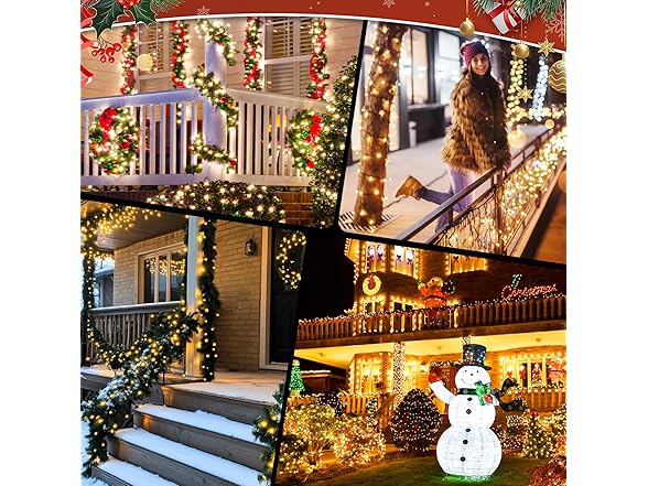 Brightever 2-Pack Solar String Lights Outdoor