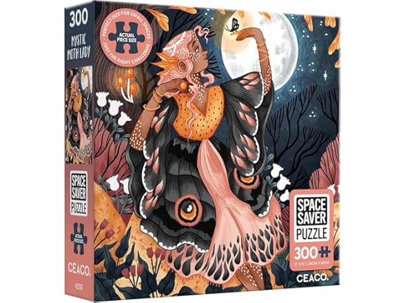 Mystic Moth Lady 300Pc Space Saver Puzzle