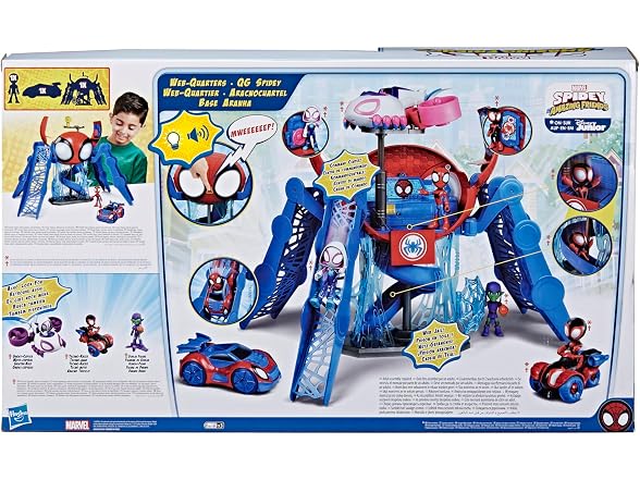 Marvel Spidey and His Amazing Friends Web-Quarters Playset