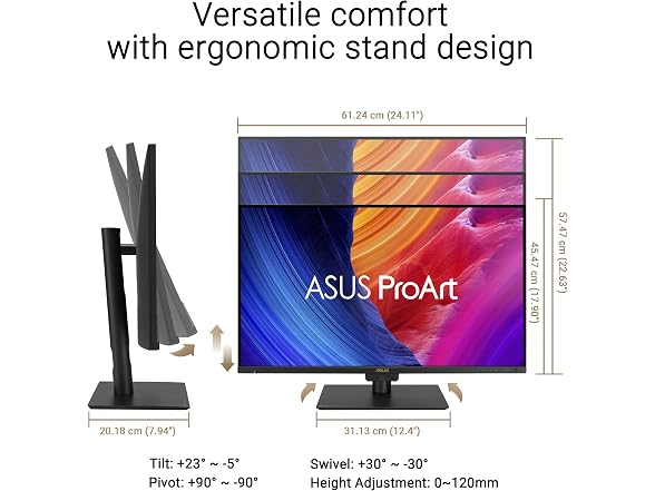 ASUS ProArt PA27UCGE 27" 4K HDR USB-C Professional Monitor - Gallery 9