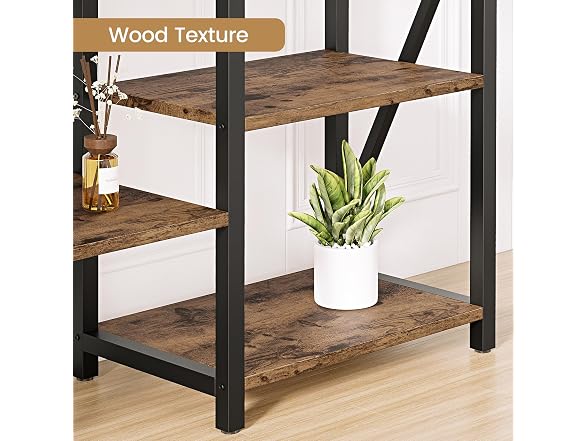 GAOMON Triple Wide 5-Tier Bookshelf