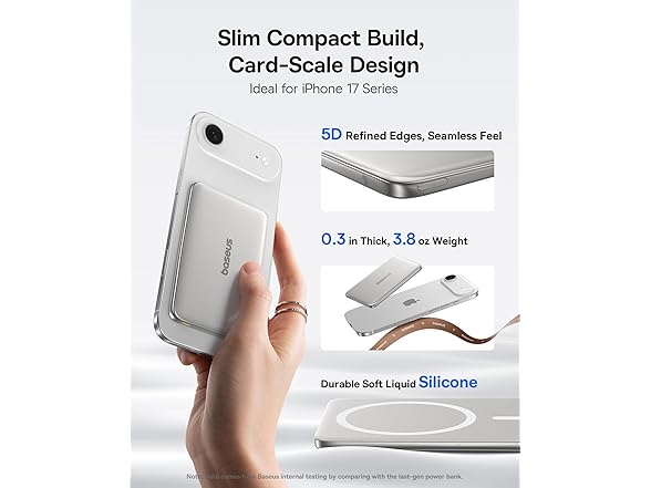 Baseus Picogo 0.3" Ultra Slim Power Bank | 5K mAh 20W