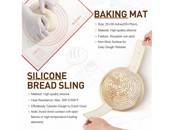 Safotad Banneton Bread Proofing Basket - Gallery 2