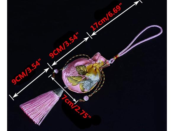 Chinese Sachet Silk Brocade Coin Bags