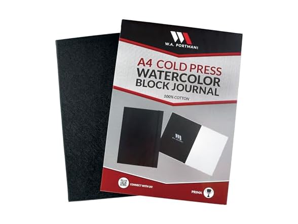 A4 Cold Press Watercolor Paper Block