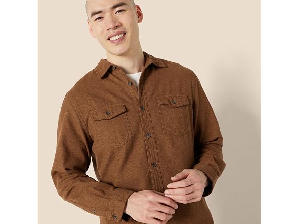 Amazon Essentials Men Slim-fit Long-sleeve Shirt