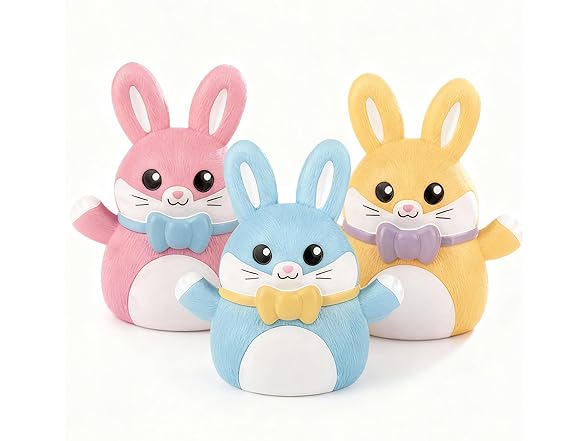 Easter Bunny Stretchy Hand Puppet 6 Inch