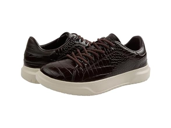 Brown Croc/Off White