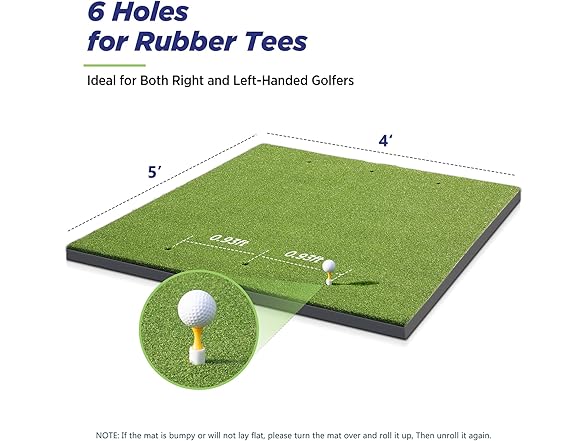 Golfguru Golf Mat 5x4ft