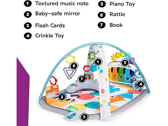 4-in-1 Music and Language Play Gym